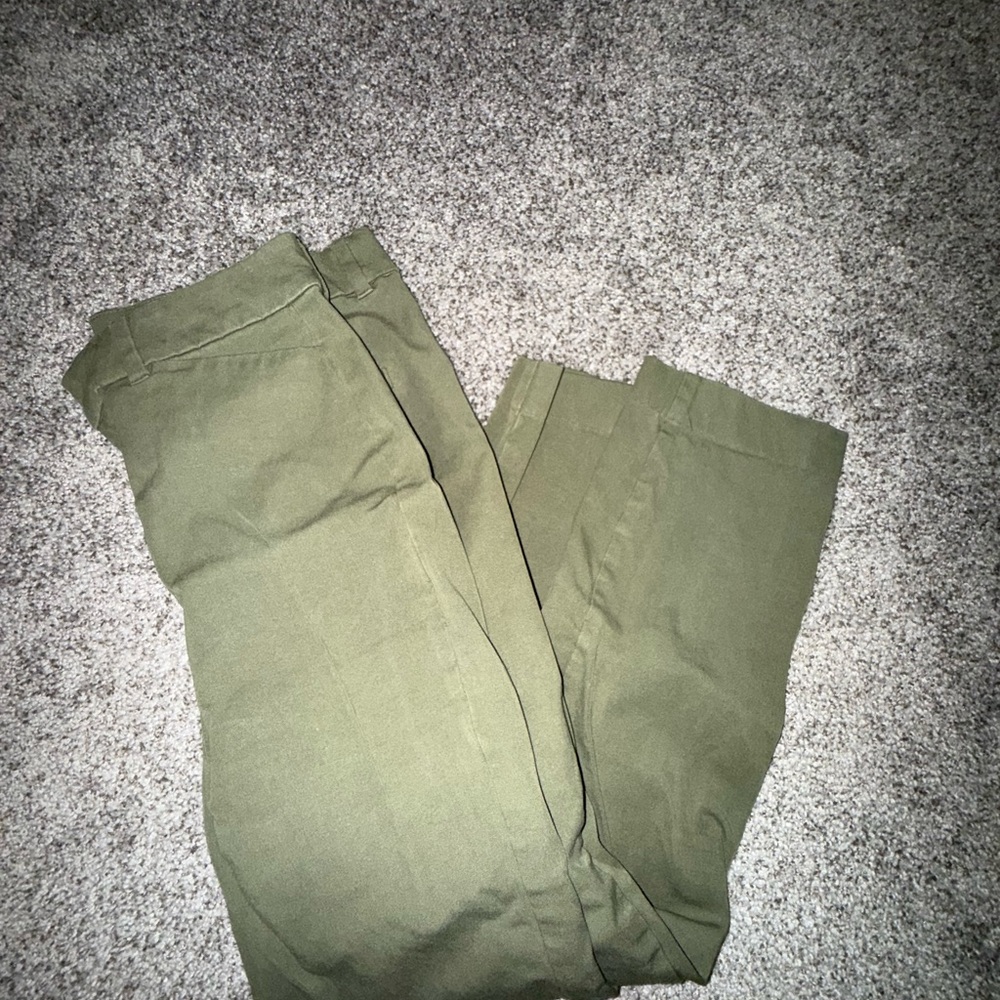 Old Navy Olive Green Straight Leg Pants
